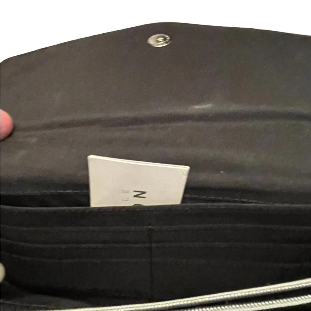 Kenneth‎ Cole Reaction Silver Envelope Flap Clutch